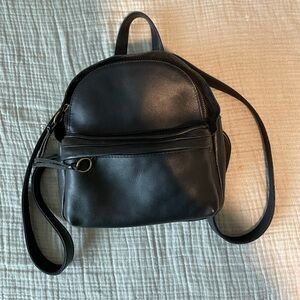 Madewell leather backpack purse